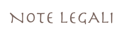 NOTE LEGALI  